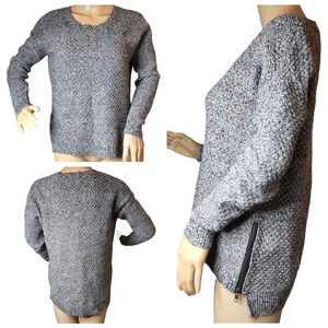 Madewell side zip knit sweater